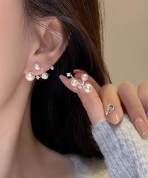 パールビーズ ラインピアス