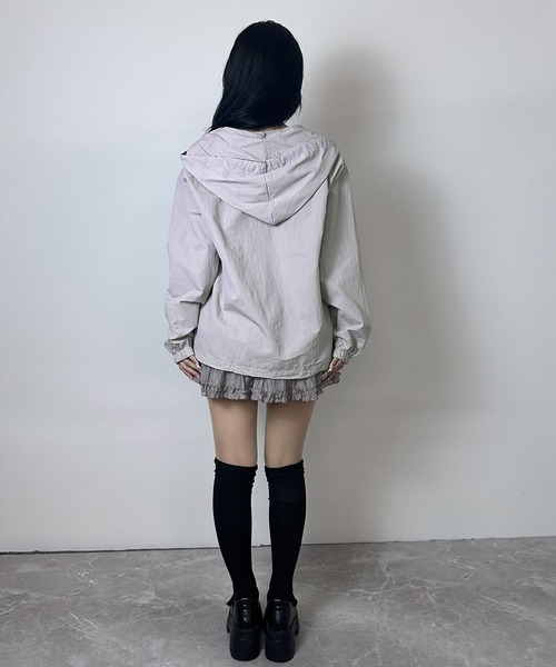 FOLLOWIN(フォロウィン)の「ウェンダーブレイク チェックトリムフードブルゾン(ブルゾン・レディース・グレー/ベージュ/ブラック・FREE)」の20枚目の写真