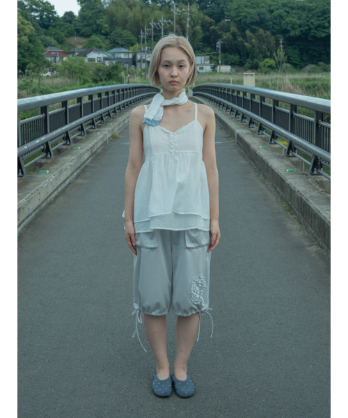 PEEVES PEEVES(フィブス フィブス)の「Flutter Track Pants / Silver(その他パンツ・レディース・その他・OS)」の1枚目の写真