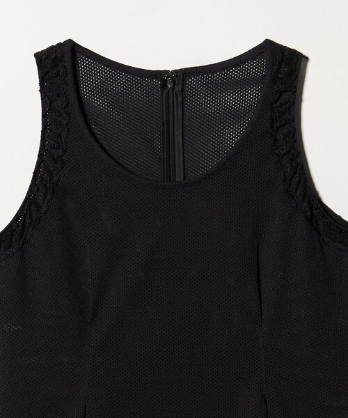 ATTISESSION(アティセッション)の「<ATTISESSION>メッシュ レース ノースリーブ トップス(その他トップス・レディース・ブラック/ホワイト・FREE)」の11枚目の写真