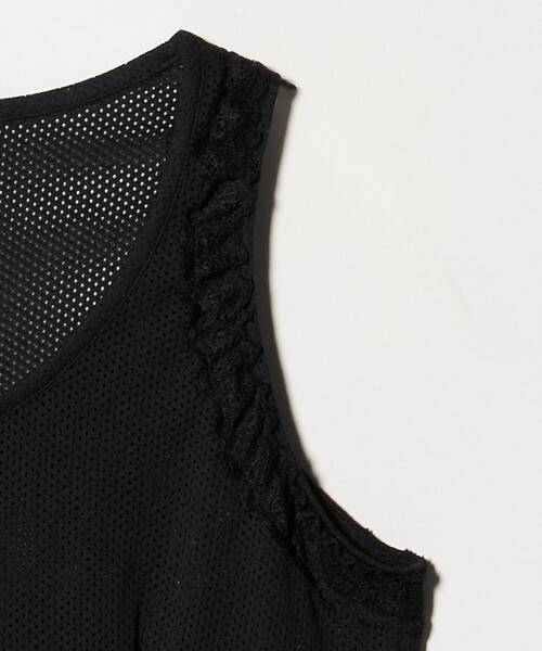 ATTISESSION(アティセッション)の「<ATTISESSION>メッシュ レース ノースリーブ トップス(その他トップス・レディース・ブラック/ホワイト・FREE)」の12枚目の写真