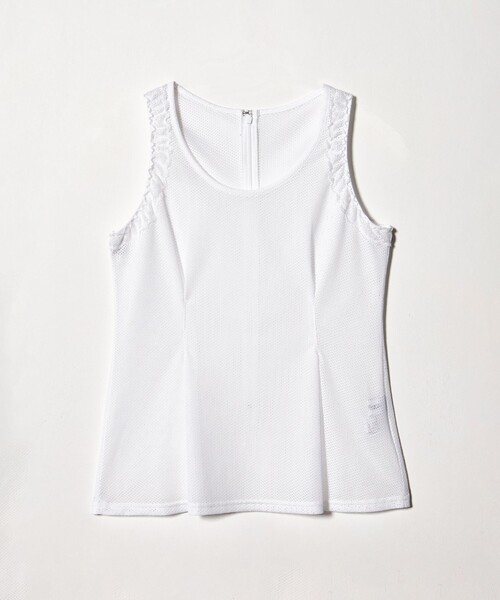 ATTISESSION(アティセッション)の「<ATTISESSION>メッシュ レース ノースリーブ トップス(その他トップス・レディース・ブラック/ホワイト・FREE)」の16枚目の写真