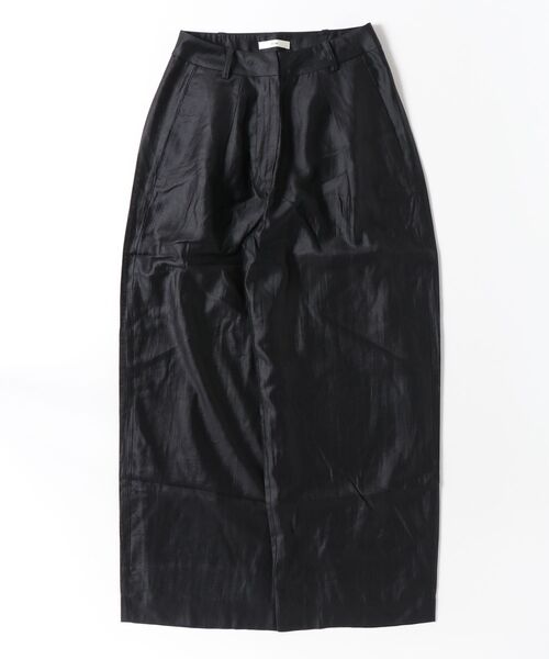 anuke（アンヌーク）の「Sheer Tuck Pants 62610717（その他パンツ・メンズ・ブラック/オフホワイト・38/36）」の2枚目の写真