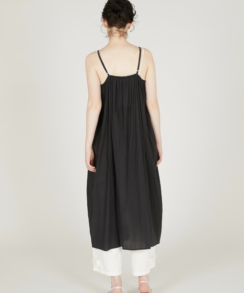 crinkle crinkle crinkle(クリンクルクリンクルクリンクル)の「【crinkle crinkle crinkle】liver lace vintage like cami dress/リヴァーレースヴィンテージライクキャミドレス(ワンピース・レディース・ブラック/ドット・FREE)」の7枚目の写真