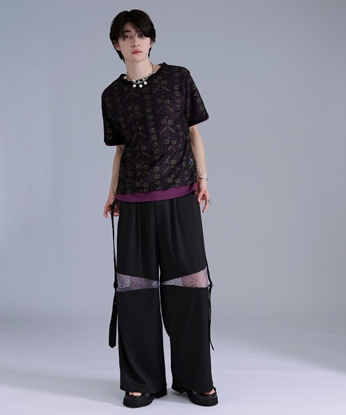 Ellno Loset(エルノロゼット)の「ハトメベルトガラキリカエパンツ(スラックス・メンズ・チャコール/ブラック・X-SMALL/LARGE/MEDIUM/SMALL)」の19枚目の写真
