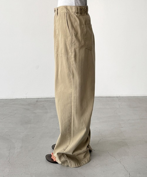 CANAL JEAN(キャナルジーン)の「El mar ソフトツイルベイカーパンツ(その他パンツ・レディース・ホワイト/ベージュ・SMALL/MEDIUM)」の13枚目の写真