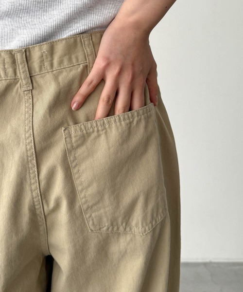 CANAL JEAN(キャナルジーン)の「El mar ソフトツイルベイカーパンツ(その他パンツ・レディース・ホワイト/ベージュ・SMALL/MEDIUM)」の16枚目の写真