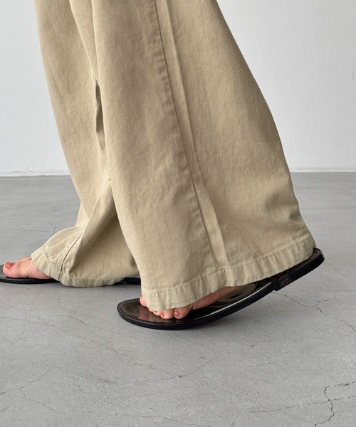 CANAL JEAN(キャナルジーン)の「El mar ソフトツイルベイカーパンツ(その他パンツ・レディース・ホワイト/ベージュ・SMALL/MEDIUM)」の17枚目の写真