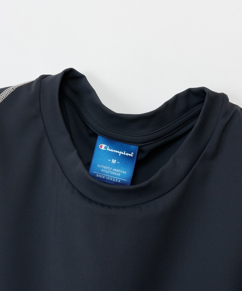 Champion(チャンピオン)の「【Champion/チャンピオン】レディース ショートスリーブTシャツ(Tシャツ/カットソー・レディース・チャコール/ベージュ系1/ダークネイビー・LARGE/MEDIUM)」の9枚目の写真