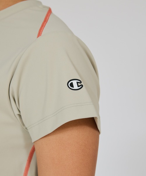 Champion(チャンピオン)の「【Champion/チャンピオン】レディース ショートスリーブTシャツ(Tシャツ/カットソー・レディース・チャコール/ベージュ系1/ダークネイビー・LARGE/MEDIUM)」の20枚目の写真