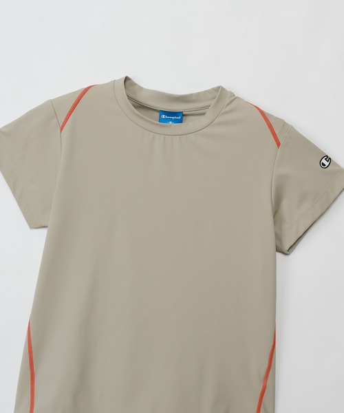 Champion(チャンピオン)の「【Champion/チャンピオン】レディース ショートスリーブTシャツ(Tシャツ/カットソー・レディース・チャコール/ベージュ系1/ダークネイビー・LARGE/MEDIUM)」の14枚目の写真