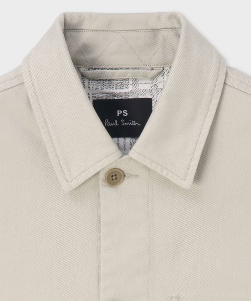 PS Paul Smith(ピーエスポールスミス)の「カラーボタン ストレッチデニム カバーオール / 262109 908Z(カバーオール・メンズ・オフホワイト/ブラック・MEDIUM/X-LARGE/LARGE)」の16枚目の写真
