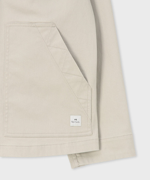 PS Paul Smith(ピーエスポールスミス)の「カラーボタン ストレッチデニム カバーオール / 262109 908Z(カバーオール・メンズ・オフホワイト/ブラック・MEDIUM/X-LARGE/LARGE)」の10枚目の写真
