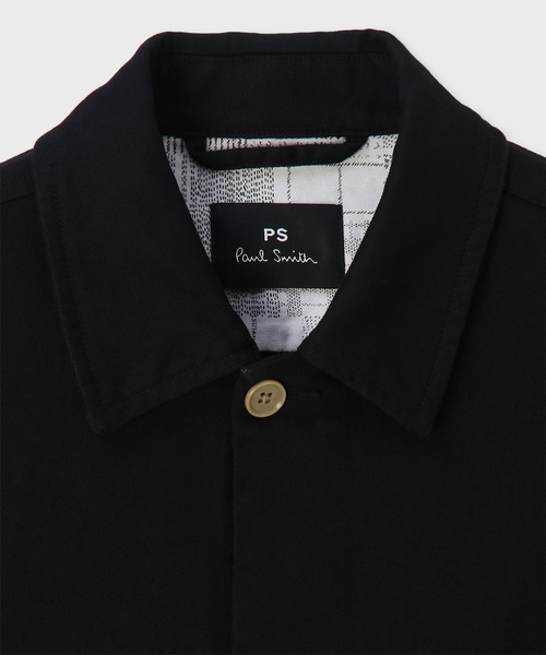 PS Paul Smith(ピーエスポールスミス)の「カラーボタン ストレッチデニム カバーオール / 262109 908Z(カバーオール・メンズ・オフホワイト/ブラック・MEDIUM/X-LARGE/LARGE)」の4枚目の写真