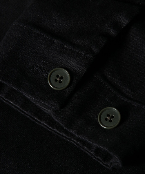 PS Paul Smith(ピーエスポールスミス)の「カラーボタン ストレッチデニム カバーオール / 262109 908Z(カバーオール・メンズ・オフホワイト/ブラック・MEDIUM/X-LARGE/LARGE)」の3枚目の写真