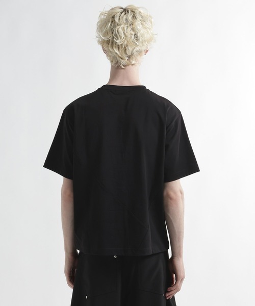 HARE(ハレ)の「【SET UP対応】ビルディングレザーポケットカットソー(HARE)(Tシャツ/カットソー・メンズ・グレー/ブラック・FREE)」の13枚目の写真