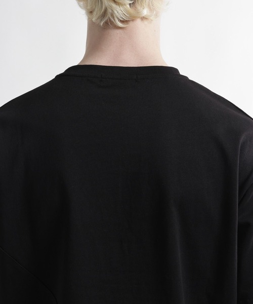HARE(ハレ)の「【SET UP対応】ビルディングレザーポケットカットソー(HARE)(Tシャツ/カットソー・メンズ・グレー/ブラック・FREE)」の17枚目の写真