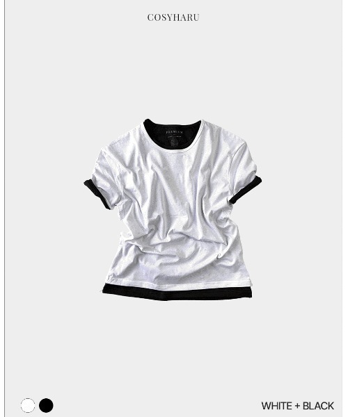 COSYHARU(コシハル)の「プレミアムエッセンシャルクロップマッスルT(Tシャツ/カットソー・メンズ・ホワイト/ライトグレー/カーキ/チャコール/ブラック・LARGE/MEDIUM)」の16枚目の写真