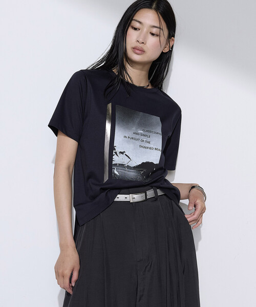COMME CA(コムサ)の「〔 Sサイズ 〕 スーピマコットンポンチ Tシャツ(Tシャツ/カットソー・レディース・ホワイト・5号)」の12枚目の写真