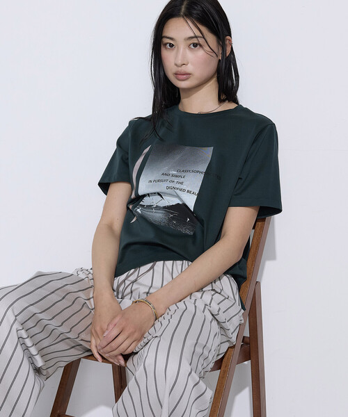COMME CA(コムサ)の「〔 Sサイズ 〕 スーピマコットンポンチ Tシャツ(Tシャツ/カットソー・レディース・ホワイト・5号)」の20枚目の写真