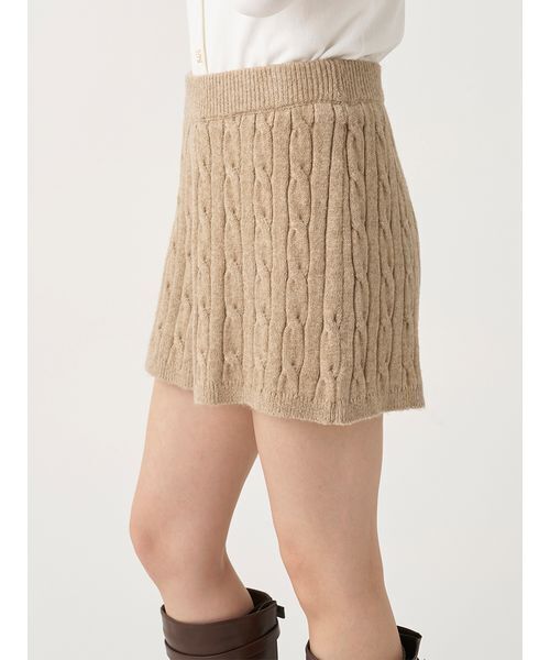 SNIDEL(スナイデル)の「【セットアップ対応】ニットショートパンツ(その他パンツ・レディース・ライトブルー/モカ/ホワイト・F)」の9枚目の写真