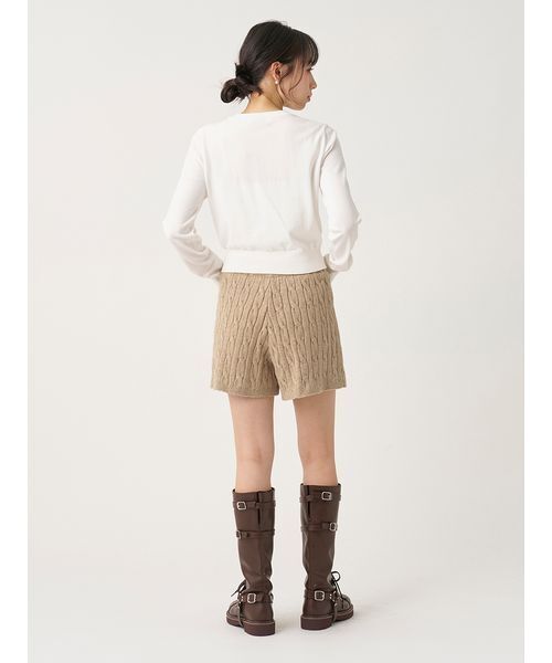 SNIDEL(スナイデル)の「【セットアップ対応】ニットショートパンツ(その他パンツ・レディース・ライトブルー/モカ/ホワイト・F)」の11枚目の写真