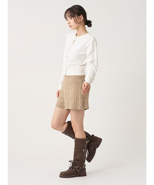 SNIDEL(スナイデル)の「【セットアップ対応】ニットショートパンツ(その他パンツ・レディース・ライトブルー/モカ/ホワイト・F)」の12枚目の写真