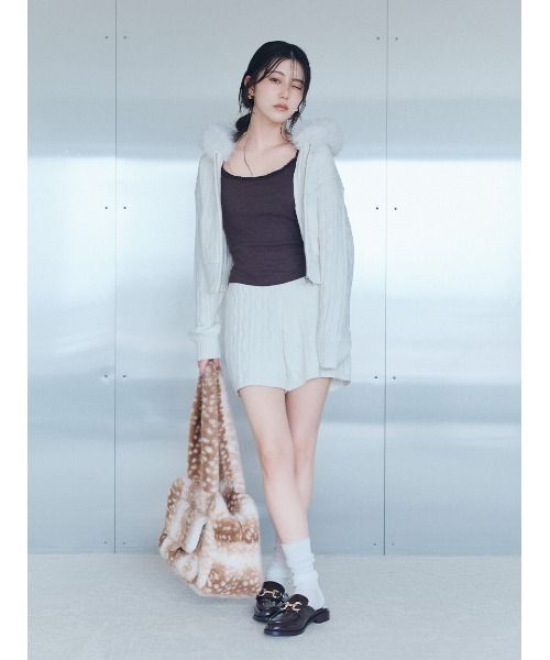 SNIDEL(スナイデル)の「【セットアップ対応】ニットショートパンツ(その他パンツ・レディース・ライトブルー/モカ/ホワイト/その他・F)」の16枚目の写真