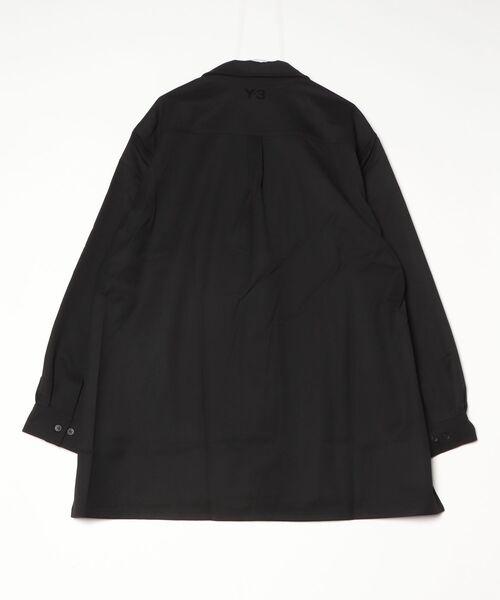 Y-3(ワイスリー)の「Y-3 WOOL ADAPTIVE OVERSHIRT(シャツ/ブラウス・メンズ・ブラック・MEDIUM/LARGE/X-LARGE/X-SMALL/SMALL)」の2枚目の写真