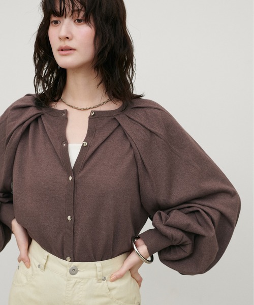 LARUTA(ラルータ)の「【LARUTA】着回しいろいろニットカーディガン(カーディガン/ボレロ・レディース・ブラック/ブラウン/オフホワイト・FREE)」の15枚目の写真