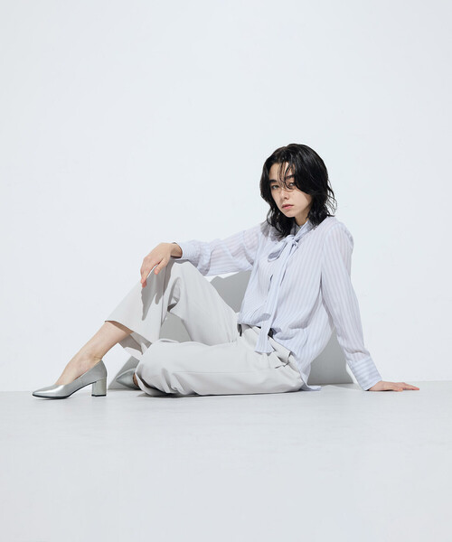 COMME CA(コムサ)の「〔 TALLサイズ 〕 トリアセダブルクロス パンツ(その他パンツ・レディース・グレイッシュベージュ/ブラック・15号/13号)」の19枚目の写真