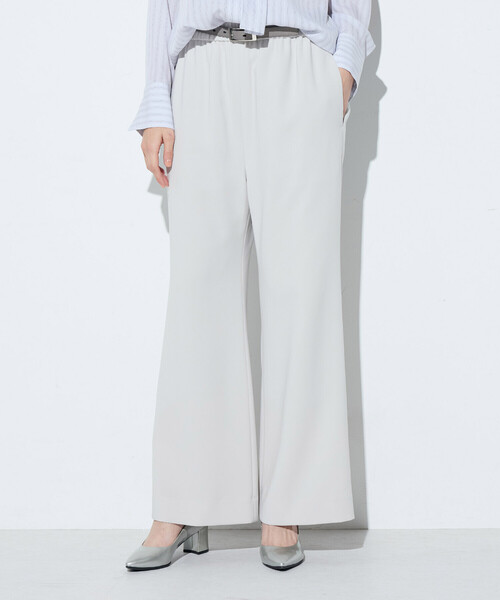 COMME CA(コムサ)の「〔 TALLサイズ 〕 トリアセダブルクロス パンツ(その他パンツ・レディース・グレイッシュベージュ/ブラック・15号/13号)」の20枚目の写真