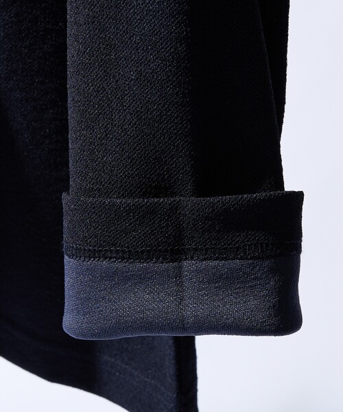 ABAHOUSE GRAY(アバハウスグレイ)の「【アンサンブル対応】ピケパイル カーディガン/シャツ(カーディガン/ボレロ・メンズ・ネイビー・46/48)」の7枚目の写真