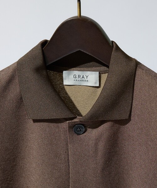 ABAHOUSE GRAY(アバハウスグレイ)の「【アンサンブル対応】ピケパイル カーディガン/シャツ(カーディガン/ボレロ・メンズ・ネイビー/ブラウン/チャコールグレー・46/48)」の16枚目の写真