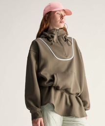 adidas by Stella McCartney | adidas By Stella McCartney ペプラム フーディー / ハーフジップ / アディダス adidas(パーカー)