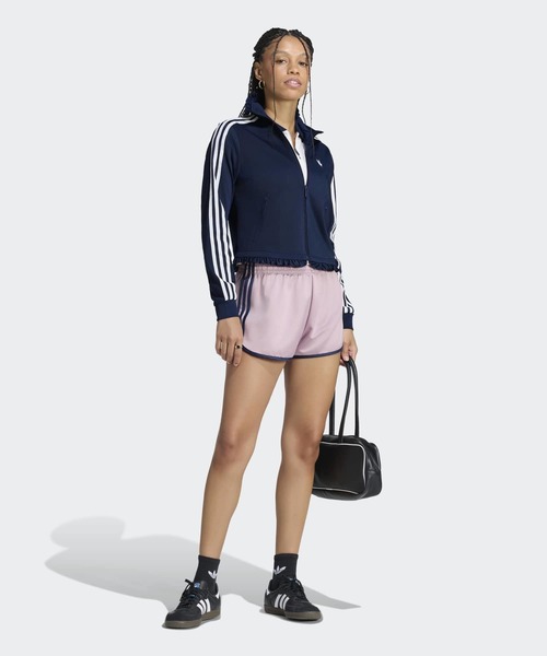 adidas(アディダス)の「プリーツ ファイヤーバード トラックトップ / ジャージ / トラックジャケット / アディダスオリジナルス adidas Originals(ジャージ・レディース・ネイビー・XX-LARGE/LARGE/MEDIUM/SMALL/X-LARGE/X-SMALL)」の5枚目の写真