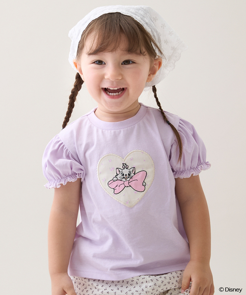 petit main(プティマイン)の「【Disney】グラフィックメロー半袖Tシャツ(Tシャツ/カットソー・キッズ・ラベンダー/マルチ/キナリ/レッド・130cm/100cm/120cm/90cm/80cm/110cm)」の3枚目の写真
