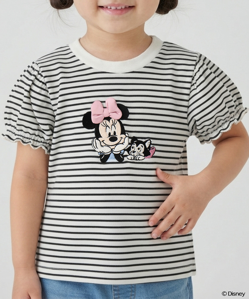 petit main(プティマイン)の「【Disney】グラフィックメロー半袖Tシャツ(Tシャツ/カットソー・キッズ・ラベンダー/マルチ/キナリ/レッド・130cm/100cm/120cm/90cm/80cm/110cm)」の1枚目の写真