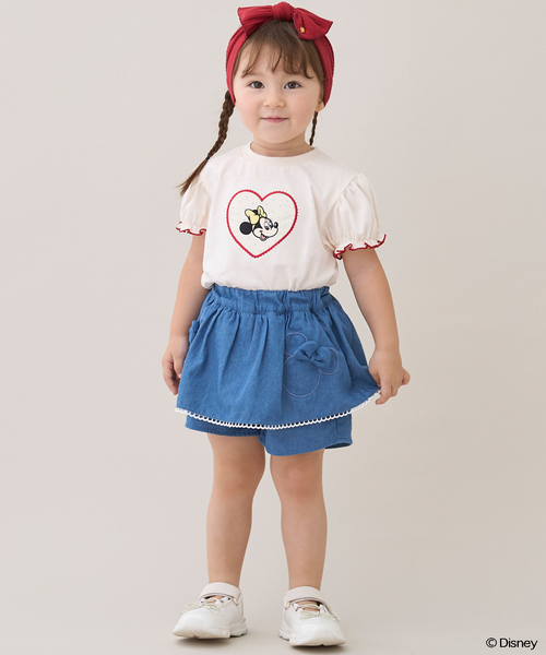 petit main(プティマイン)の「【Disney】グラフィックメロー半袖Tシャツ(Tシャツ/カットソー・キッズ・ラベンダー/マルチ/キナリ/レッド・130cm/100cm/120cm/90cm/80cm/110cm)」の22枚目の写真
