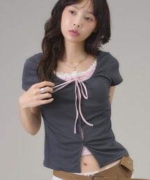apres jour mignon | フェイクレイヤードトップス(Tシャツ/カットソー)