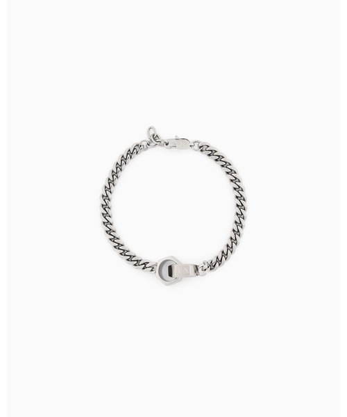 ARMANI EXCHANGE（アルマーニエクスチェンジ）の「【A|X アルマーニ エクスチェンジ】つや消しシルバー調ステンレススチールIDブレスレット(Silver)_AXG0182040（ブレスレット・メンズ・その他1・FREE）」の3枚目の写真