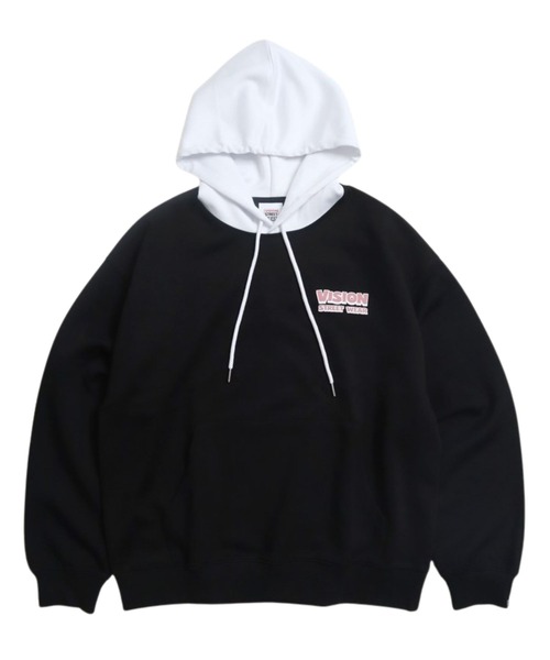 VISION STREET WEAR(ヴィジョンストリートウェア)の「Dinosaur ghost hoodie / ゴースト配色フーディー(パーカー・メンズ・ダークグリーン/ブラック/ホワイト・MEDIUM/X-LARGE/LARGE)」の22枚目の写真