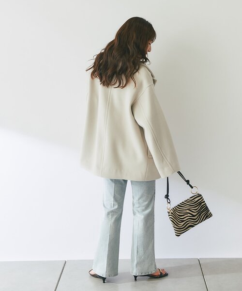 La boutique BonBon(ラブティックボンボン)の「【再販】ロイヤルビーバーメタル釦ピーコート(ピーコート・レディース・ネイビー/アイボリー・FREE)」の11枚目の写真