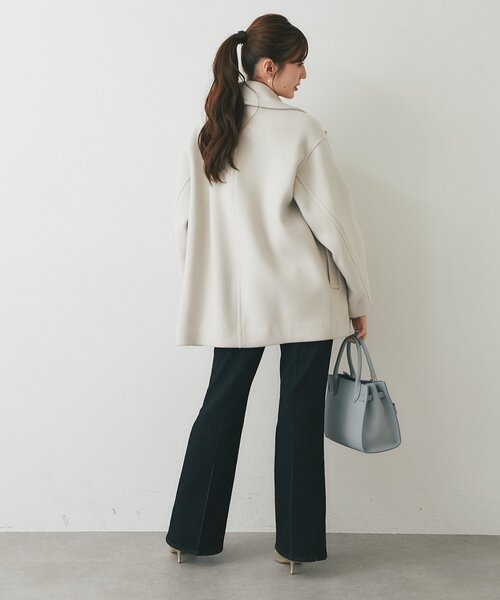 La boutique BonBon(ラブティックボンボン)の「【再販】ロイヤルビーバーメタル釦ピーコート(ピーコート・レディース・ネイビー/アイボリー・FREE)」の18枚目の写真