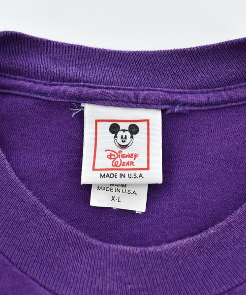 LABORATORY R（ラボラトリーアール）の「【USED】90’s Disney “ALL STAR RESORT Disney” キャラクター Tシャツ USA製（Tシャツ/カットソー・メンズ・パープル・X-LARGE）」の3枚目の写真