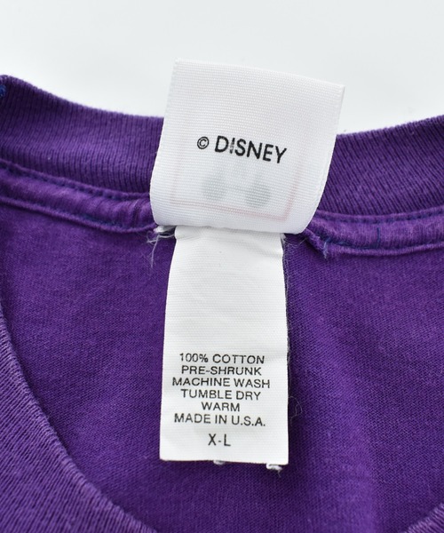 LABORATORY R（ラボラトリーアール）の「【USED】90’s Disney “ALL STAR RESORT Disney” キャラクター Tシャツ USA製（Tシャツ/カットソー・メンズ・パープル・X-LARGE）」の4枚目の写真