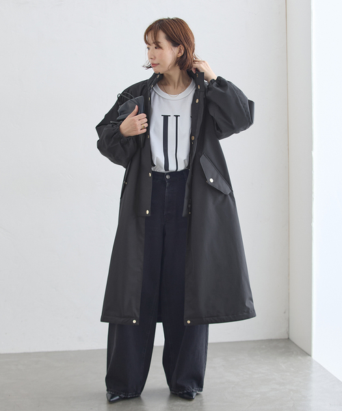 Mackintosh(マッキントッシュ)の「MACKINTOSH/マッキントッシュ WEATHERTEC SKYE S-COL C THINDOWN コート(ダウンジャケット/コート・レディース・ブラック・8/6/4)」の4枚目の写真
