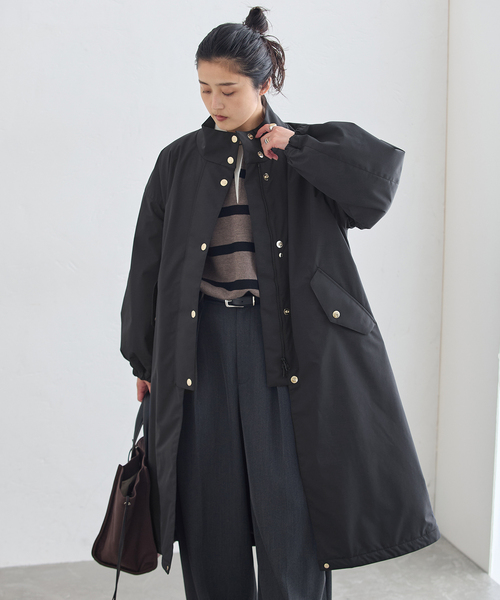 Mackintosh(マッキントッシュ)の「MACKINTOSH/マッキントッシュ WEATHERTEC SKYE S-COL C THINDOWN コート(ダウンジャケット/コート・レディース・ブラック・8/6/4)」の9枚目の写真