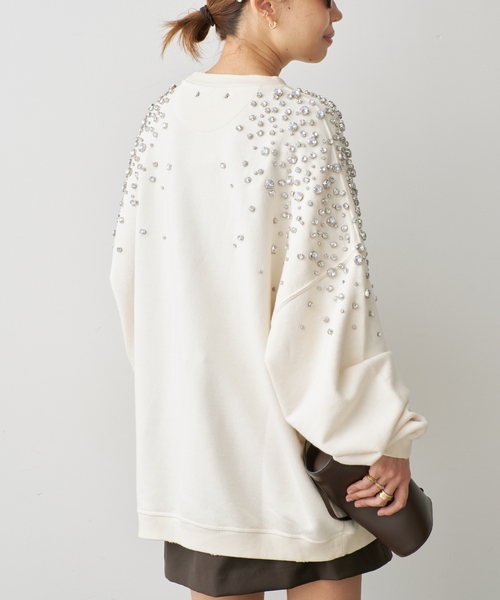 Deuxieme Classe(ドゥーズィエムクラス)の「【GOLDEN GOOSE / ゴールデングース】JOURNEY UNISEX SWEATSHIRT(スウェット・レディース・ホワイト・FREE)」の3枚目の写真