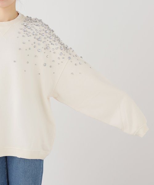 Deuxieme Classe(ドゥーズィエムクラス)の「【GOLDEN GOOSE / ゴールデングース】JOURNEY UNISEX SWEATSHIRT(スウェット・レディース・ホワイト・FREE)」の12枚目の写真